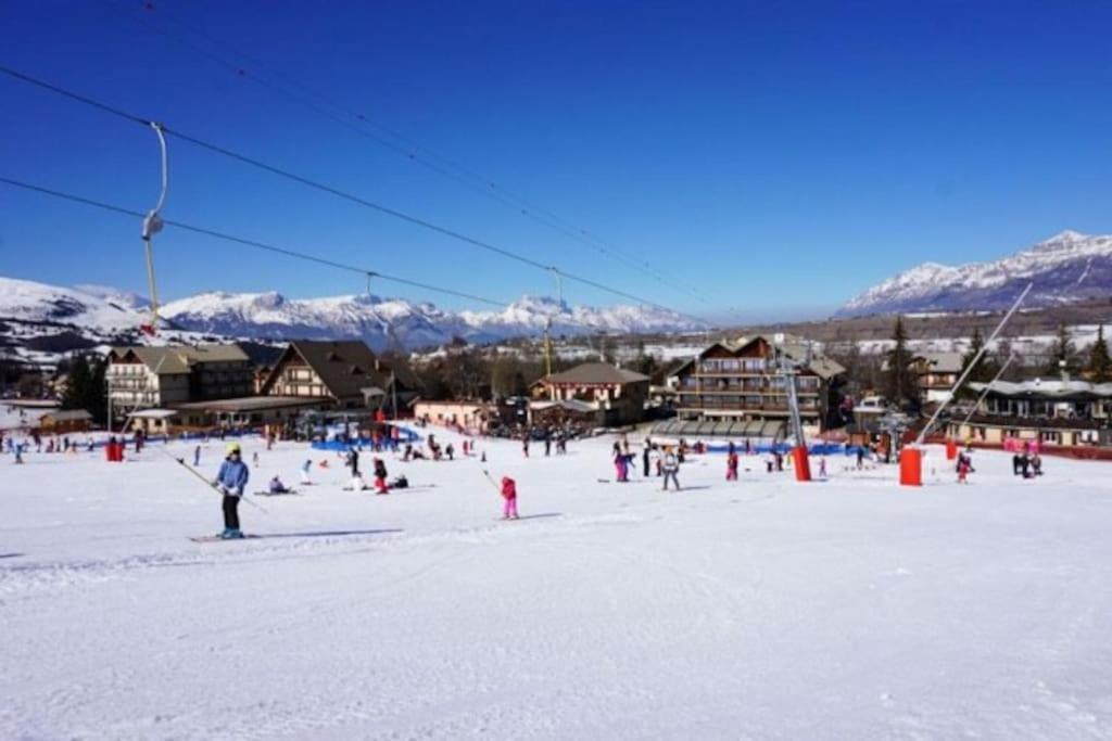 Appart Tres Ensoleille 5-6 Pers Au Pied Des Pistes Ancelle Eksteriør billede